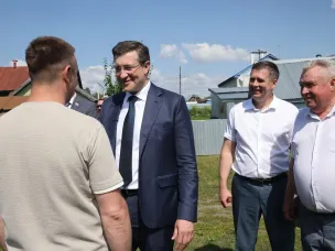 Глеб Никитин встретился с семьей участника СВО – жителя Большемурашкинского округа